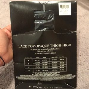 Victoria's Secret Intimates & Sleepwear - Victoria Secret Lace Top Opaque thigh-high Victoria's Secret Intimates & Sleepwear - Victoria Secret Lace Top Opaque thigh-high